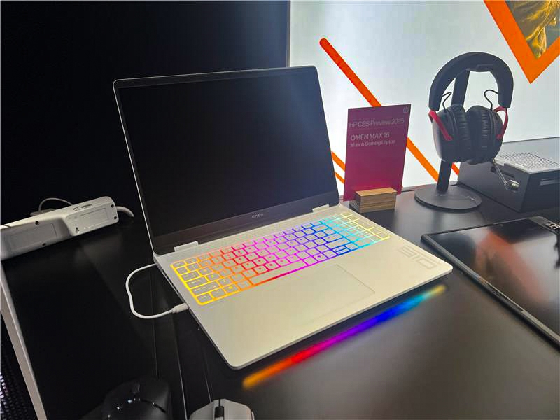 image about - hp shows off new omen and hyperx gaming hardware at ces 2025